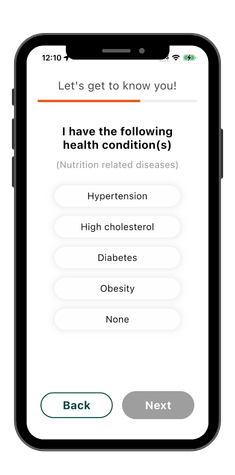 Healthy food and nutrition